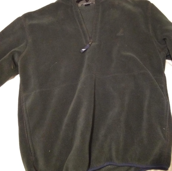 Nautica Men's Black Fleece Pullover - Picture 7 of 9